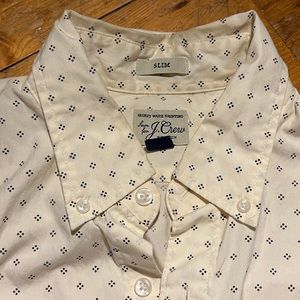 J Crew Secret Wash Slim button down collar shirt - Size M